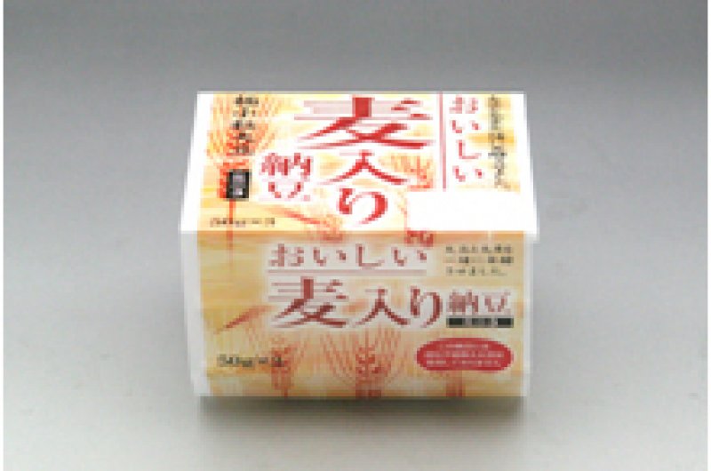 おいしい麦入り納豆ミニ３[金砂郷食品株式会社] | 製品情報 | IBARAKI ...